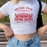 MUSIC FOR A SUSHI RESTAURANT TEE - Thumbnail 2