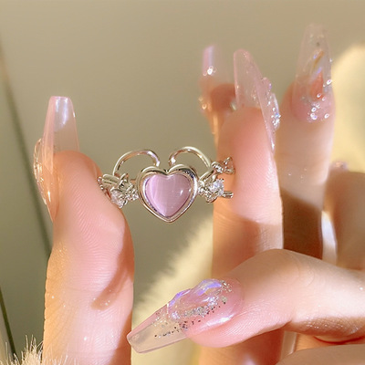 PINK HEART RING