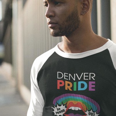 Denver pride  2023 official theme baseball shirt - Thumbnail 3