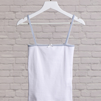Ruffle Ribbed Square Collar Camisole  - Thumbnail 6