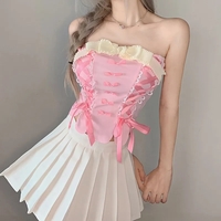 Pink Bow Corset Top - Thumbnail 3