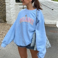 Miami Letter Print Sweater  - Thumbnail 1