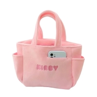 Pink Plush Japanese Anime Bag - Thumbnail 4