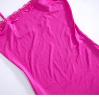 Pink Patchwork Lace Maxi Dress - Thumbnail 6