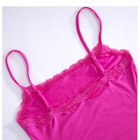 Pink Patchwork Lace Maxi Dress - Thumbnail 8