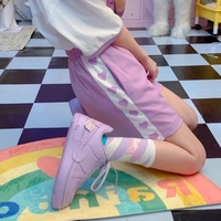 Purple Heart Drawstring Shorts - Thumbnail 2