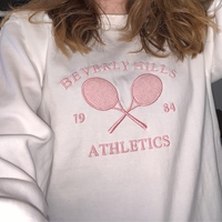 White Tennis Embroidery Sweater  - Thumbnail 8