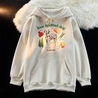 Dalmatian Dog Print Hoodie  - Thumbnail 4