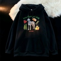 Dalmatian Dog Print Hoodie  - Thumbnail 7
