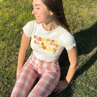 Sunshine Knit Crew Neck Short Sleeve Shirt  - Thumbnail 3