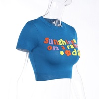Sunshine Knit Crew Neck Short Sleeve Shirt  - Thumbnail 5