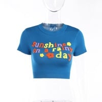 Sunshine Knit Crew Neck Short Sleeve Shirt  - Thumbnail 6