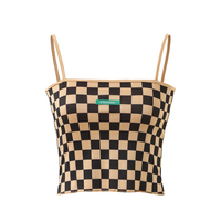 Red & Pink Checkered Tank Top  - Thumbnail 9