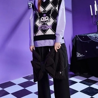 Japanese Anime Argyle Sweater Vest - Thumbnail 4