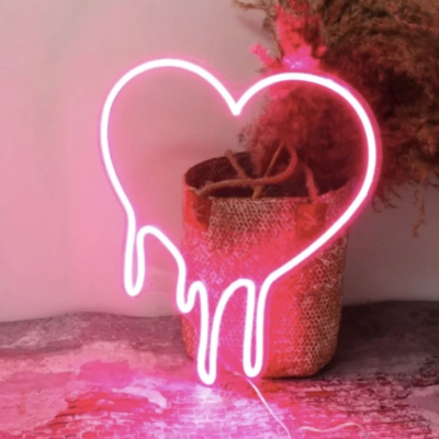 Free shipping-melting heart neon light - Thumbnail 1