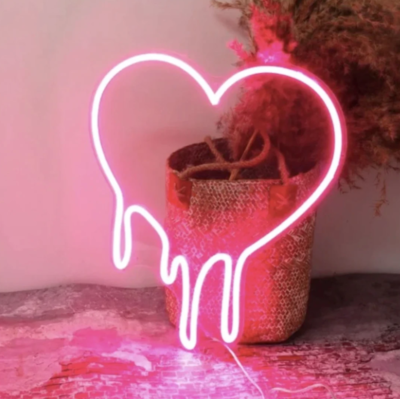 Free Shipping-MELTING HEART NEON LIGHT