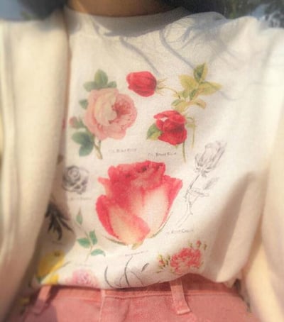 Flower Print Tee