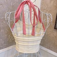 Retro Vintage Coquette Sweetheart Princess Sexy Serendipity Kitty Cat Cream Halter Neck Strap Camisole Top - Thumbnail 5