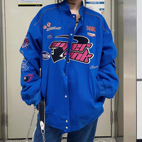 Heartbeat 1980 Embroidery Coat Bomber Jacket - Thumbnail 4