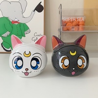 Ceramic Mug Water Cup Sailor Moon Luna Cat Cartoon Water Cup Kettle  Material: Ceramic, Style: 1#, 2#, 3#, - Thumbnail 4
