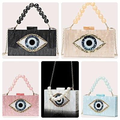 Evil eye clutch -td