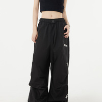 Free Shipping-BLACKWORK NYLON TRACK PANTS - Thumbnail 4