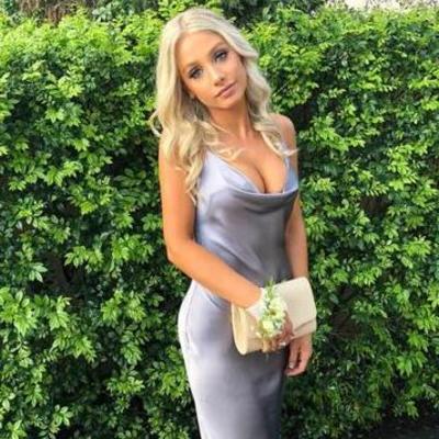 Simple a line silver long evening prom dresses  - Thumbnail 1