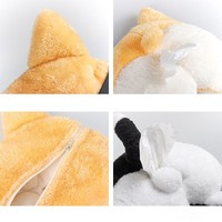 Creative cute corgi ass car car tissue box car pumping car supplies - Thumbnail 3