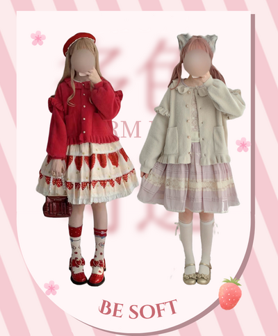 Cute Faux Mink Fur Princess Colorful Red Blue Pink Purple White Beige Black Brown Soft Jacket Coat