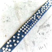 1.75" wide Chaotic standard British studded belt w/ snaps - Thumbnail 5