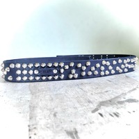 1.75" wide Chaotic standard British studded belt w/ snaps - Thumbnail 8