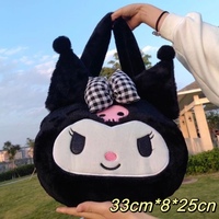 My Melody Kuromi Cinnamoroll Plush Doll Cute Cartoon Mascot Big Large Capacity Bag - Thumbnail 9