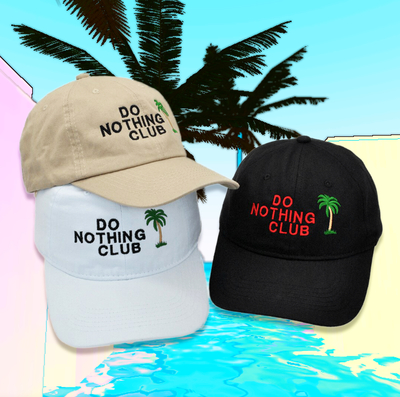Free Shipping-DO NOTHING CLUB CAP