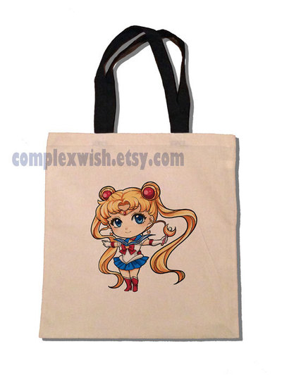 Sailormoon cotton tote
