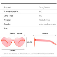 Creative Funny Photo Glasses Birthday Party Love Sunglasses Sunglasses - Thumbnail 7
