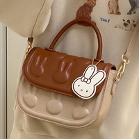 Summer Spring Cute Rabbit Bunny Small Shoulder Messenger Handbag - Thumbnail 5