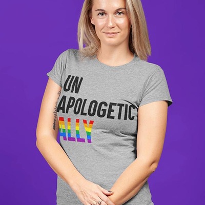 Ally t-shirt womens - Thumbnail 1