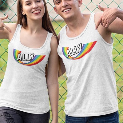 Ally rainbow tank top - Thumbnail 3