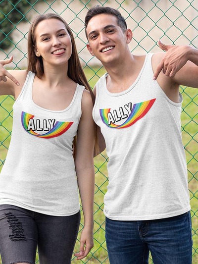 ALLY Rainbow Tank Top
