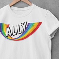 ALLY Rainbow Unisex T-shirt - Thumbnail 1
