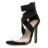 Black High Heels Women Shoes - Thumbnail 1