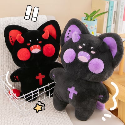 Evil doodle cat plush toy