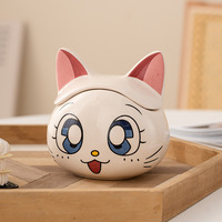 Sailor moon cat ceramic mug couple cup - Thumbnail 1