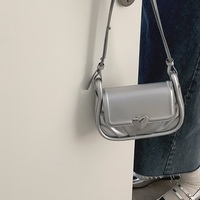 Heart Love Leather Girl Women Fashion Style Chic Cute Messenger Portable Bag Handbag - Thumbnail 8