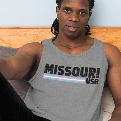 Missouri transgender unisex tank top