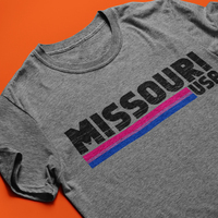 Missouri Bi-sexual Womens T-shirt - Thumbnail 1