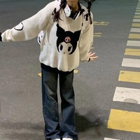 Japanese Anime Soft Loose Sweater - Thumbnail 1