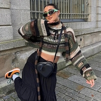 Black & Pink Stripe Knit Smock  - Thumbnail 5