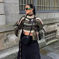 Black & Pink Stripe Knit Smock  - Thumbnail 7