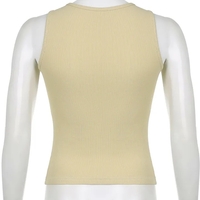 Butterfly Rhinestone Print Tank Top - Thumbnail 6